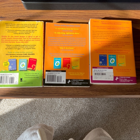 Chomp, Hoot, and Scat by Carl Hiaasen - Picture 3 of 3